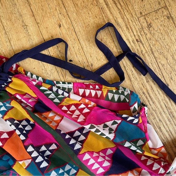Maeve Multicolor Geometric cover up Anthropologie - Picture 11 of 12